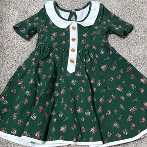 SweetHoney Christmas Floral Dress